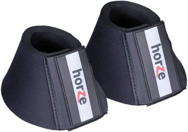 HORZE Pro Overreach Bell Boots for Horses | Neoprene Pair - Image 11