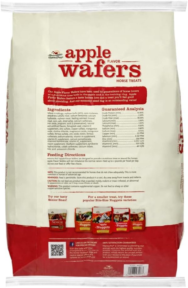 Manna Pro Apple Wafers - Treats for Horses - Image 12