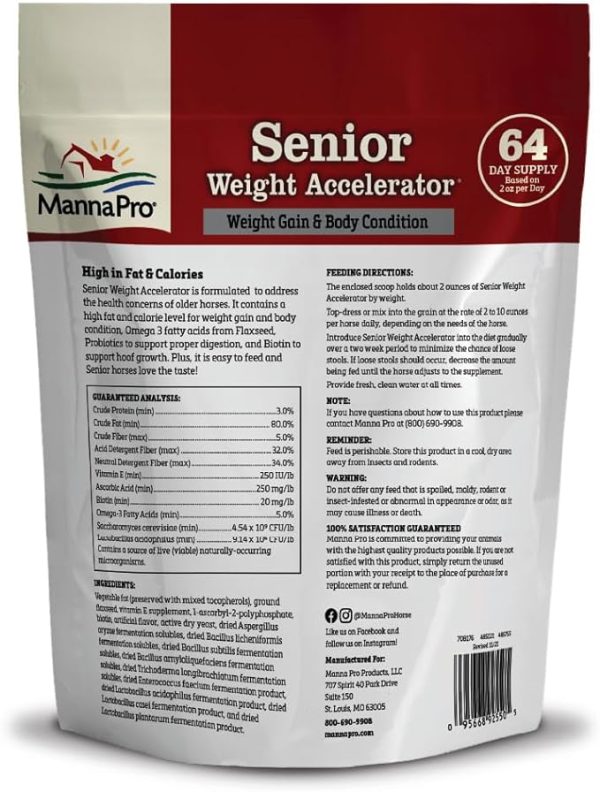 Manna Pro Weight Accelerator for Senior Horses - Image 5