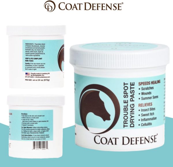 COAT DEFENSE Trouble Spot Drying Paste for Horses - Image 2