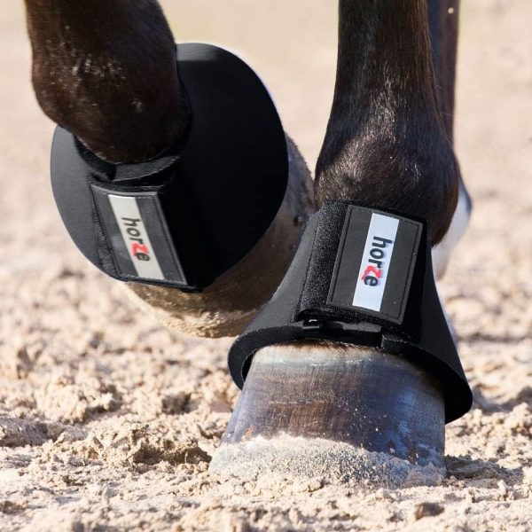 HORZE Pro Overreach Bell Boots for Horses | Neoprene Pair - Image 3