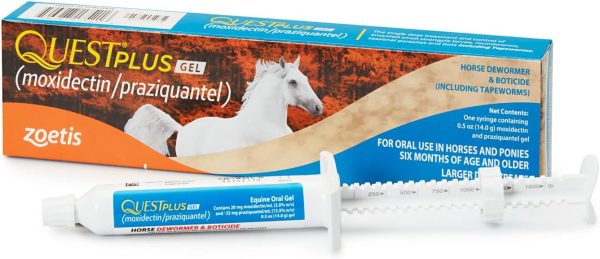 Quest Plus Gel Moxidectin/ Praziquantel Horse Dewormer