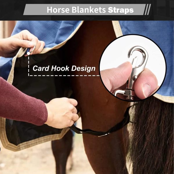 Horse Blanket Sheet Leg Straps - Image 4