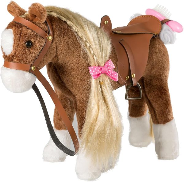 HollyHOME Horse Stuffed Animal Cute Pony Plush