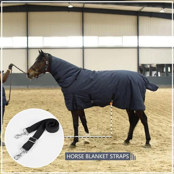 Horse Blanket Sheet Leg Straps - Image 2