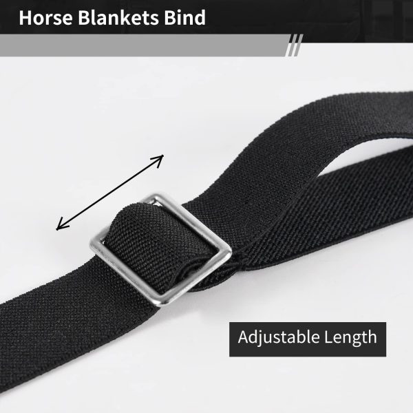 Horse Blanket Sheet Leg Straps - Image 3