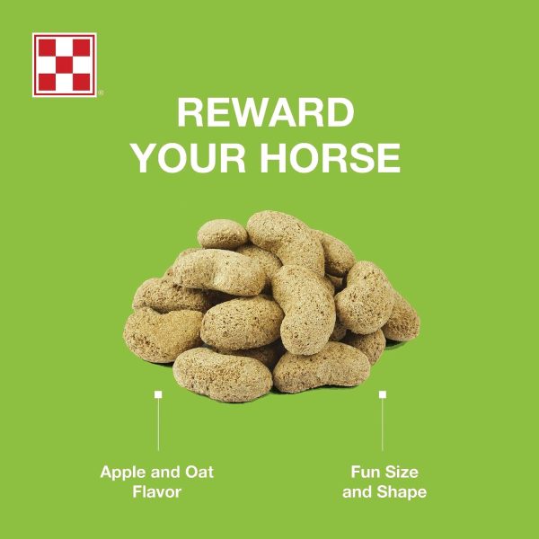 Purina | Apple and Oat Flavored Horse Treats | 3.5 Pound (3.5 lb) Bag - Image 4