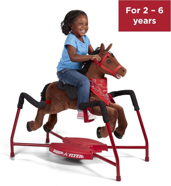 Radio Flyer Chestnut Plush Interactive Riding Horse Kids - Image 2