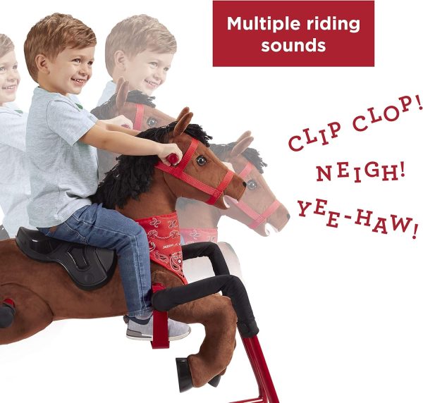 Radio Flyer Chestnut Plush Interactive Riding Horse Kids - Image 3