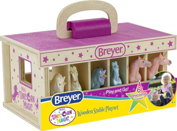 Breyer Horses Unicorn Magic Wooden Stable - Image 7