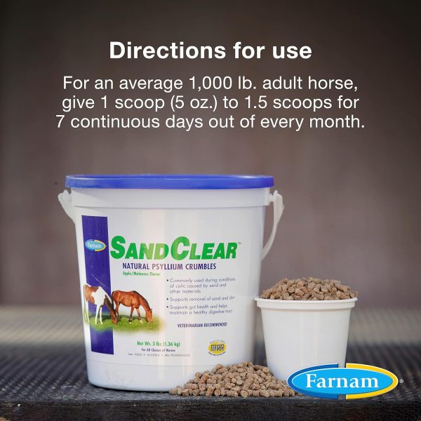 Farnam Sand Clear for Horses Natural Psyllium Crumbles - Image 7